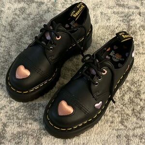 Dr Martens 1461 Quad Heart Oxford Shoes Size 5